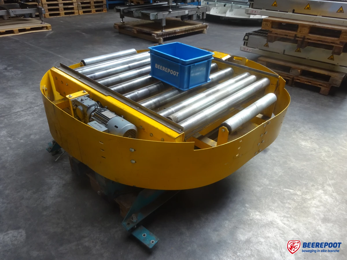 Roterende rollenbaanwissel